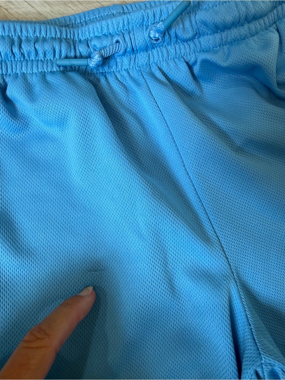 Jordan Boys Sky Blue Mesh Athletic Shorts with Jumpman - Picture 5 of 6